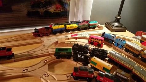 Thomas wooden railway layout #11 - YouTube