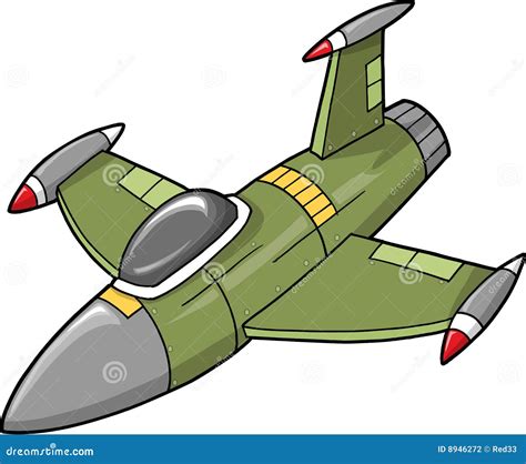 Jet Vector Illustration stock vector. Illustration of vector - 8946272