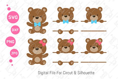 Teddy Bear Svg| Cute Baby Bear Svg Graphic by FoxGrafy · Creative Fabrica