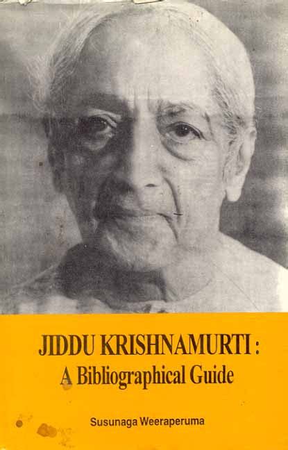 Jiddu Krishnamurti: A Bibliographical Guide – BIBLIONEPAL