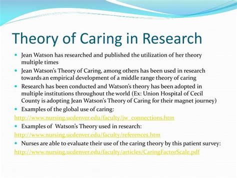 PPT - Jean Watson’s Theory of Caring PowerPoint Presentation - ID:6635334