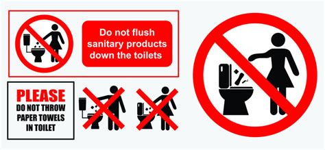 Do Not Use Toilet Sign