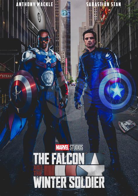 Falcon Marvel Winter Soldier Poster