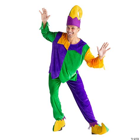 Men’s Mardi Gras Jester Costume | Oriental Trading