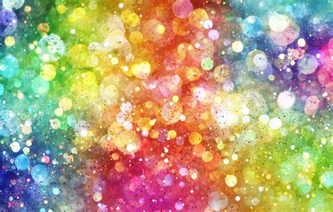 Wallpaper lights, lights, background, color, colorful, rainbow, bokeh ...