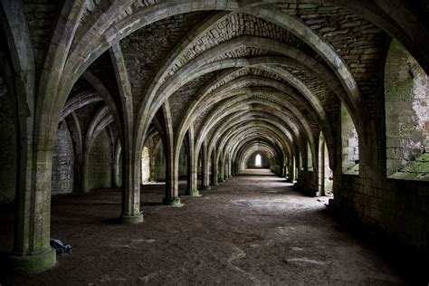 Fountains Abbey Cellarium Free Stock Photo - Public Domain Pictures