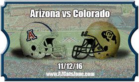 Arizona Wildcats vs Colorado Buffaloes Football Tickets | AZ Cats Zone