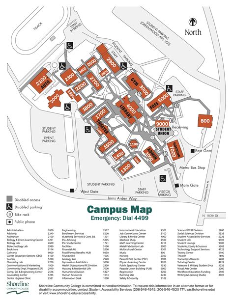 Campus Map | Shoreline Community College