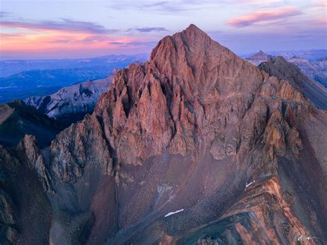 Mount Sneffels Sunset Portrait (2020) | San Juan Mountains, Colorado