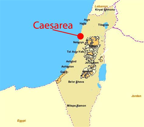 Unveiling The Layers Of History: A Comprehensive Guide To The Map Of Caesarea Maritima ...