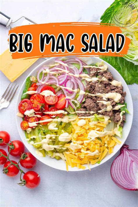 Big Mac Salad - Cheeseburger Salad Recipe • Low Carb Nomad