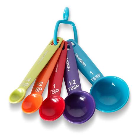 Snapklik.com : Set Of 5 Measuring Spoons, Perfect For Measuring Both Wet And Dry Indgredients ...