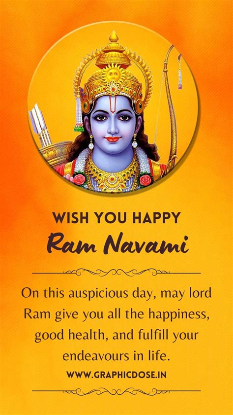 Ram navami status, wishes & quotes [2022] - Graphic Dose