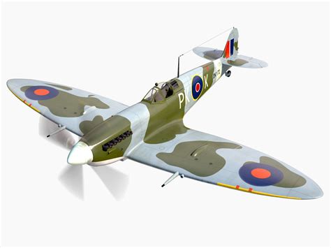 Supermarine Spitfire 3D model fighter | CGTrader