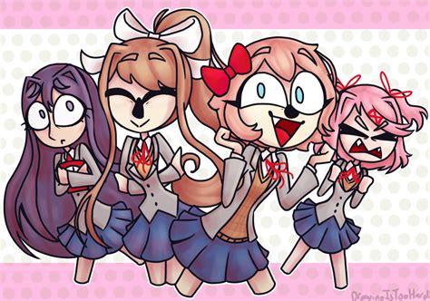 Doki doki literature club fan art by DrawingIsTooHard on DeviantArt