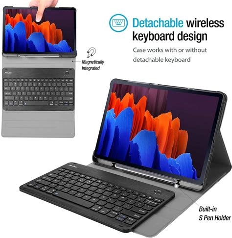 Buy Keyboard Case for Samsung Galaxy Tab S8 Plus 2022/S7 FE 2021/S7 ...