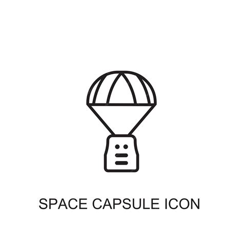 Premium Vector | Space capsule vector icon icon