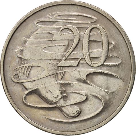 Twenty Cents 1968, Coin from Australia - Online Coin Club