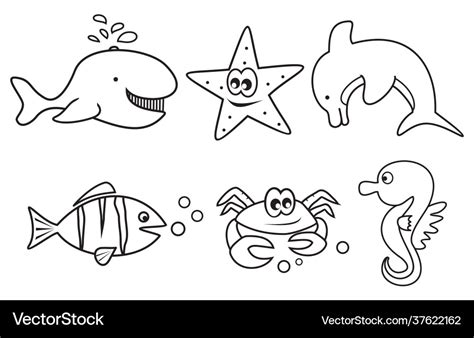 Sea Animals Coloring Pages