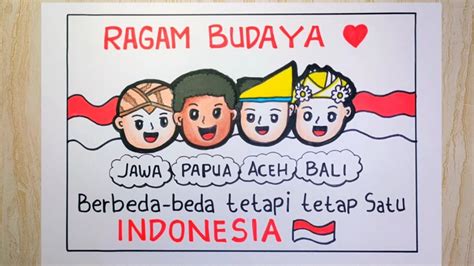 Poster Tentang Keragaman Budaya Indonesia - Logo and Poster