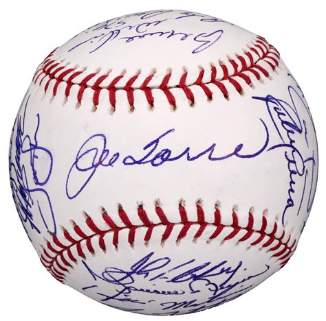 2005 New York Yankees Autographed Baseball - PSA/DNA