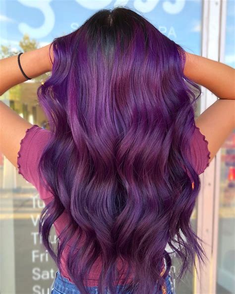 23 Purple Hair Color Ideas: Highlights, Ombre, and Streaks - Hello ...
