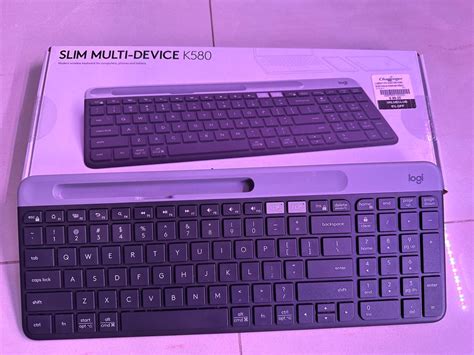 Logitech Slim Multi-Device Keyboard K580, Computers & Tech, Parts & Accessories, Computer ...