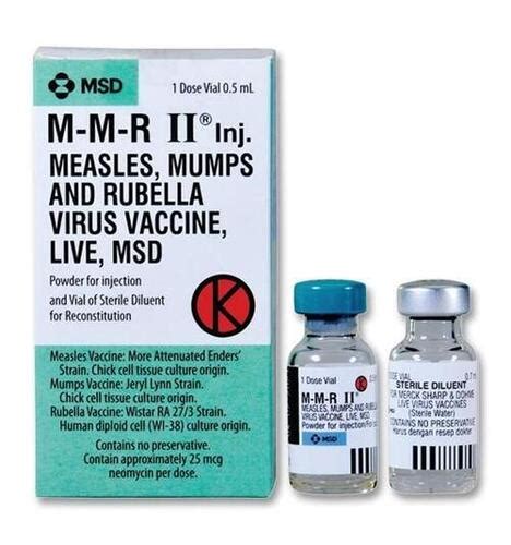 Measles Vaccine Mumps Virus Vaccine Rubella Vaccine Specific Drug at ...