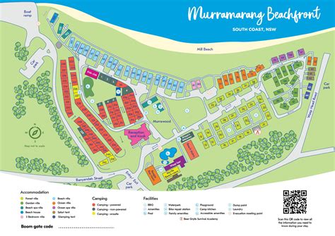 Murramarang Beachfront Holiday Resort Map, South Durras