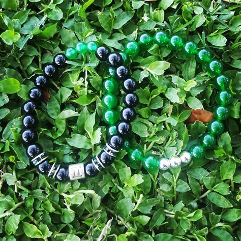 Gemini's Black Finest Birthstone Bracelet | Zodiac Sign Jewelry ...