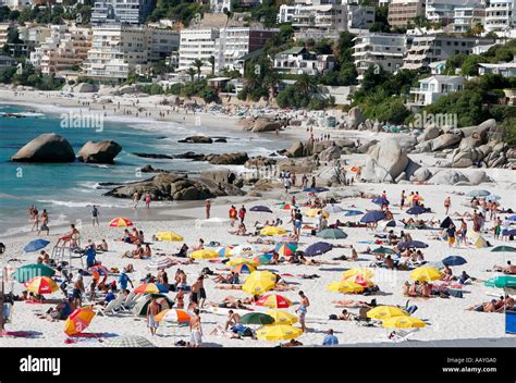 south africa cape town clifton beach Stock Photo - Alamy