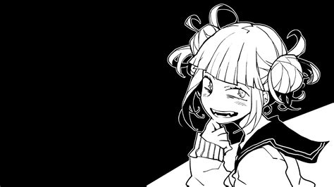 Wallpaper : Boku no Hero Academia, Himiko Toga, school uniform, fangs, simple background ...