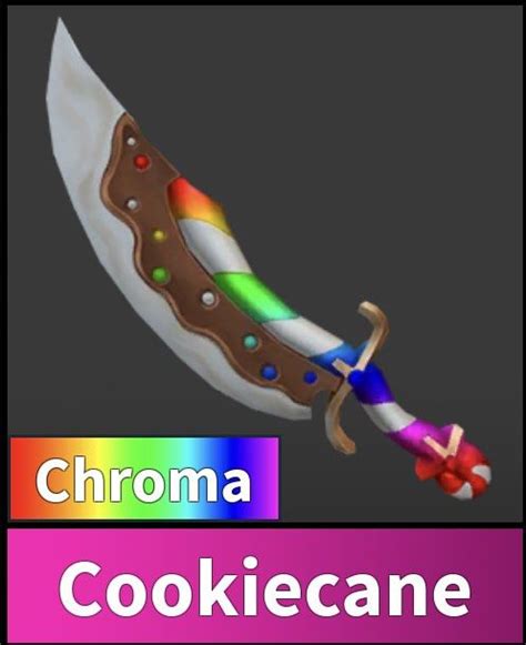 Roblox mm2 chroma cookie cane, Video Gaming, Gaming Accessories, In-Game Products on Carousell