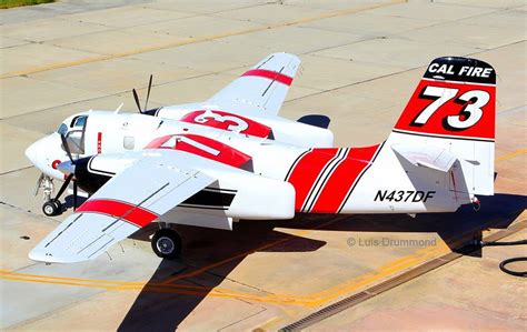 (T-73) Grumman S-2F3AT “Turbo Firecat” (N437DF) Cal Fire, Air Tanker (2) | Wildland firefighter ...