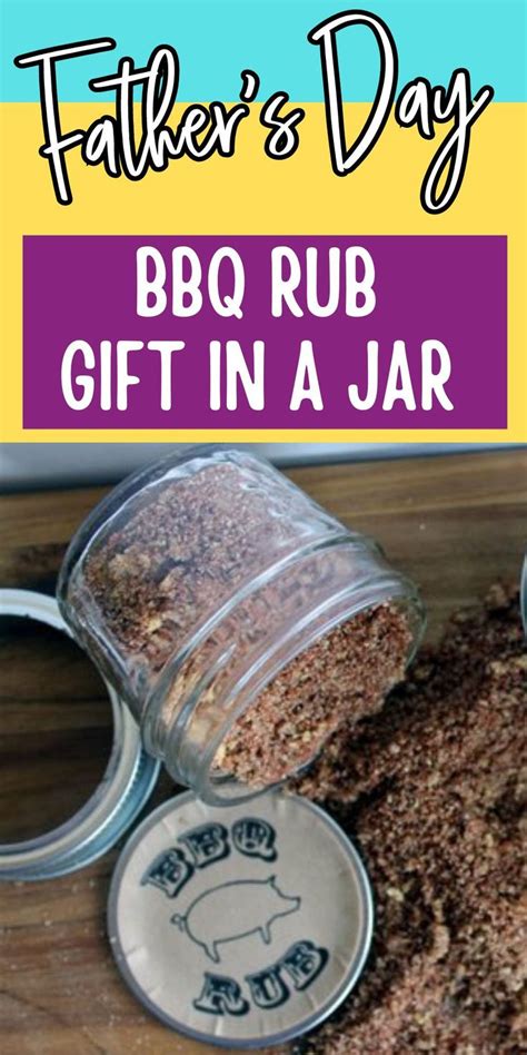 Father's Day BBQ Gifts: DIY BBQ Rub Gift | Recipe | Bbq rub gift, Bbq ...