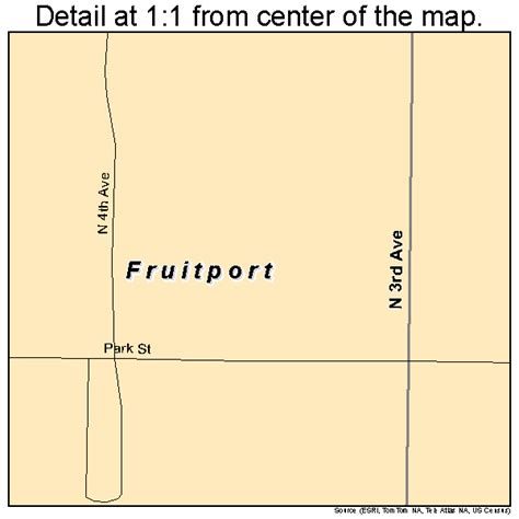 Fruitport Michigan Street Map 2631000