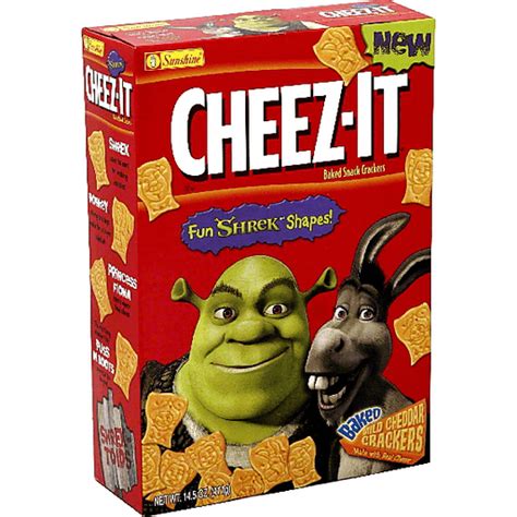 Cheez It Baked Snack Crackers, Fun Shrek Shapes! | Crackers | Foodtown