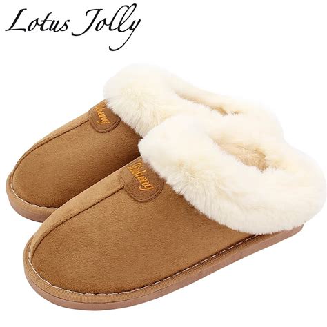 Women House Slippers Winter Warm Indoor/outdoor Shoes Women Bathroom ...