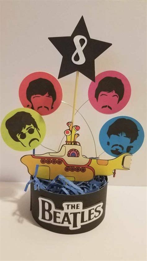 Beatles Centerpiece Birthday Party Decorations | Etsy | Beatles ...