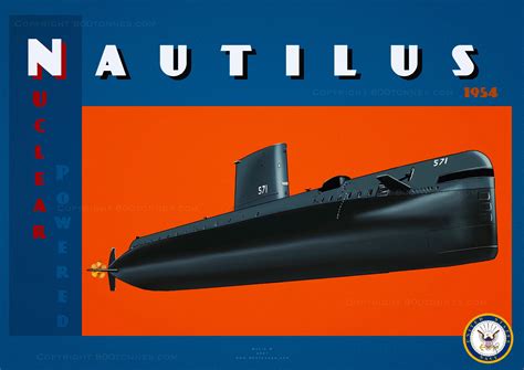 USS Nautilus. First nuclear submarine in the world(iPad Pro and ...