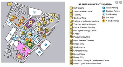 Northern General Hospital Map