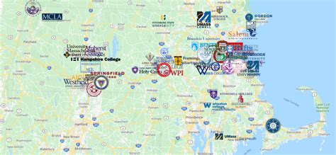 Colleges In New England Map - Alvina Margalit