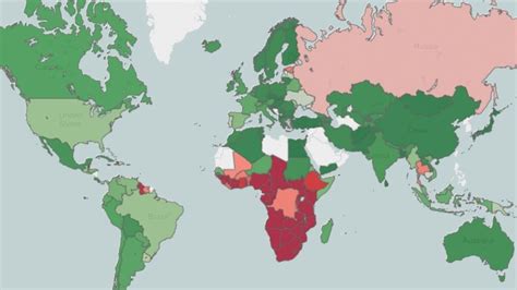 HIV Rates Around The World