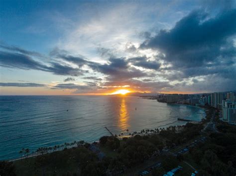 Kapiolani Park, Honolulu Hawaii - Drone Photography