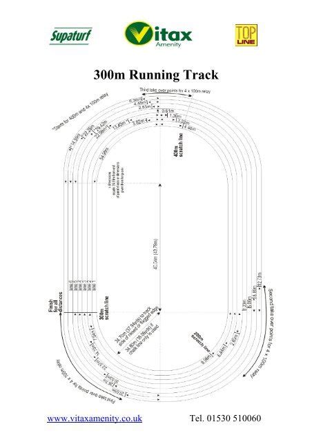 300m Running Track