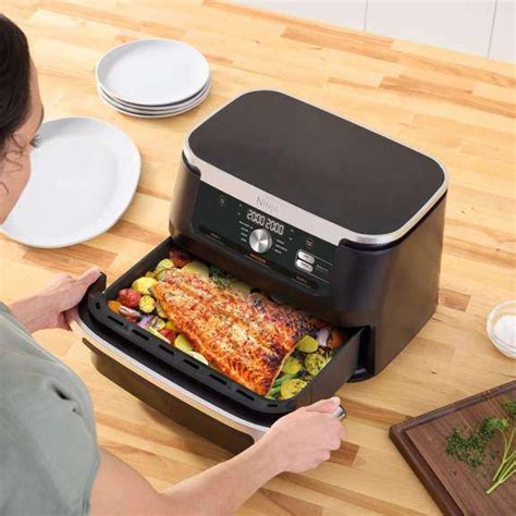 Ninja Foodi FlexDrawer 10.4 Litre Air Fryer - Black | AF500UK | Heavins.ie