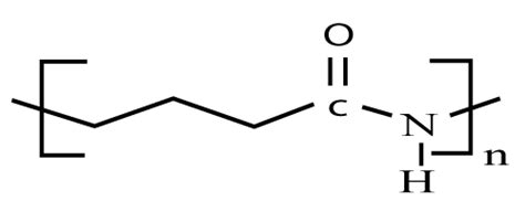 General structure of polyamides.