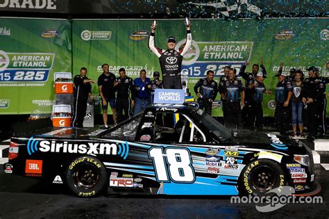 Race winner Kyle Busch, Kyle Busch Motorsports Toyota at Chicagoland ...