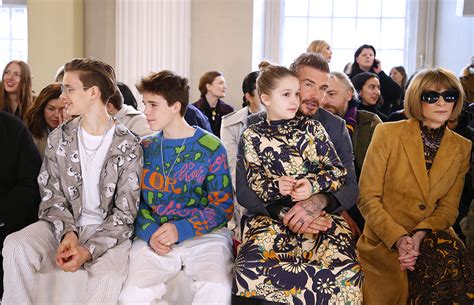 The Beckham Family at Fashion Week: Photos