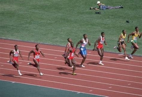 Ben Johnson 1988 Seoul Olympics | Track and field, Flo jo, Carl lewis